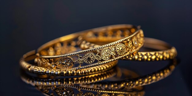 1 gram gold plated bangles