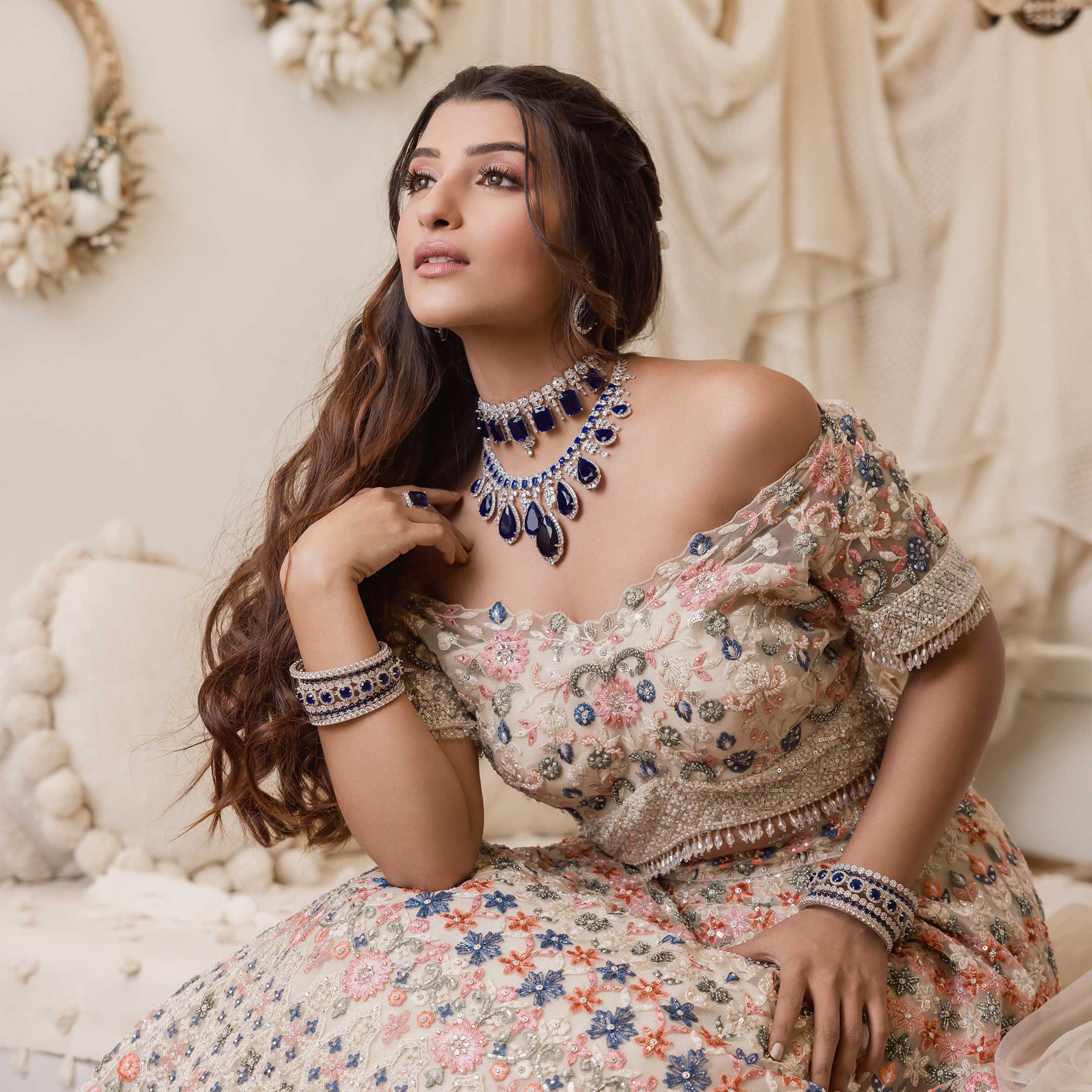 Captivating Sapphire Splendor: Bridal Jewelry for the Modern Bride