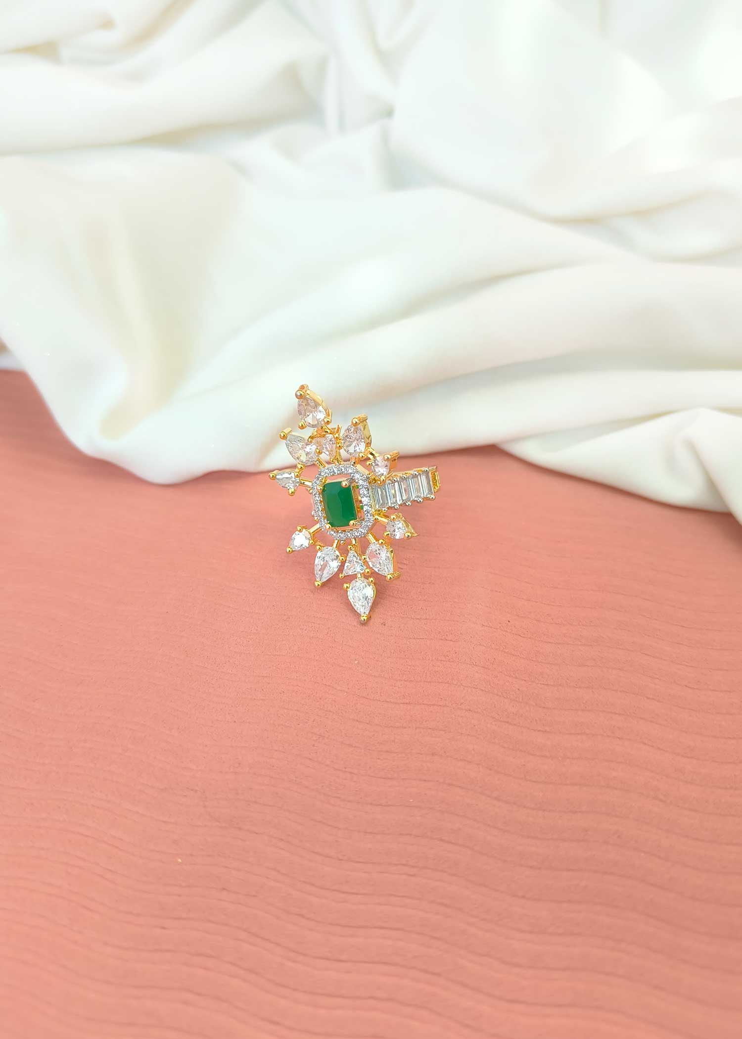 Green Zircon Ring