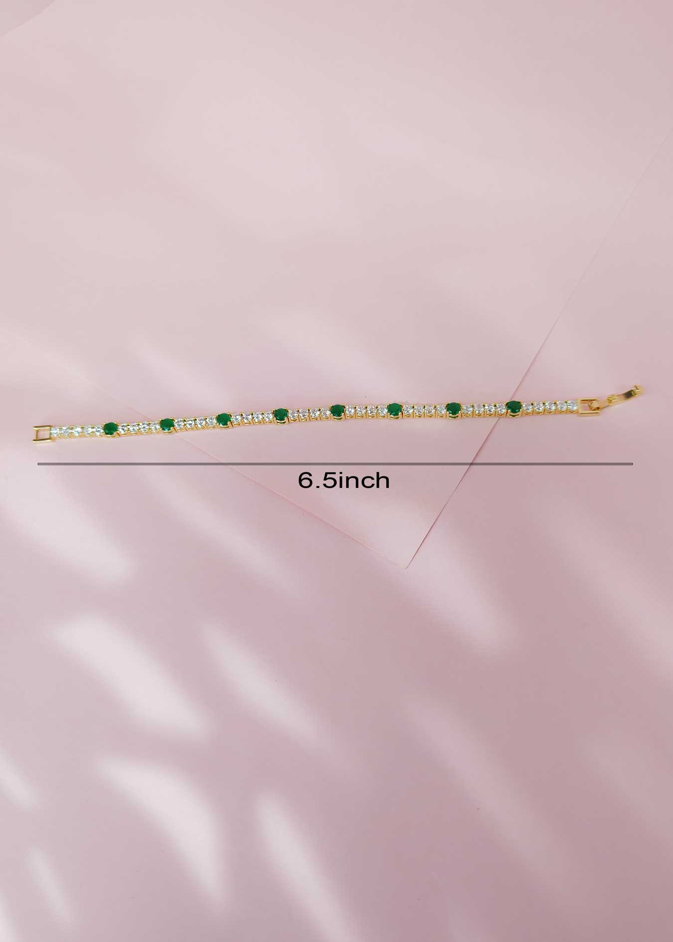 Cubic Zircon Fancy Gold Plated Multi Women Loose Bracelet