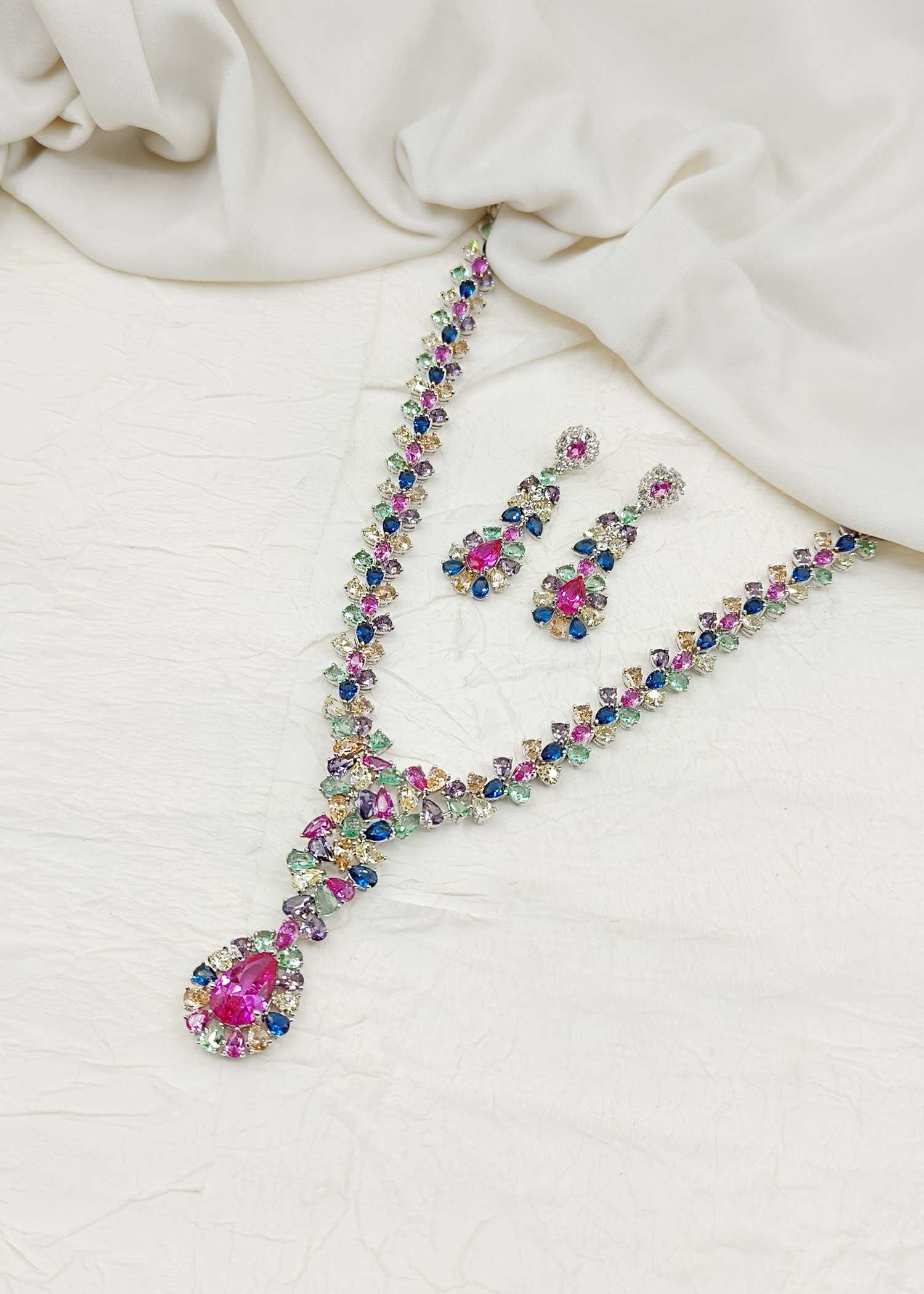 Zircon Necklace set