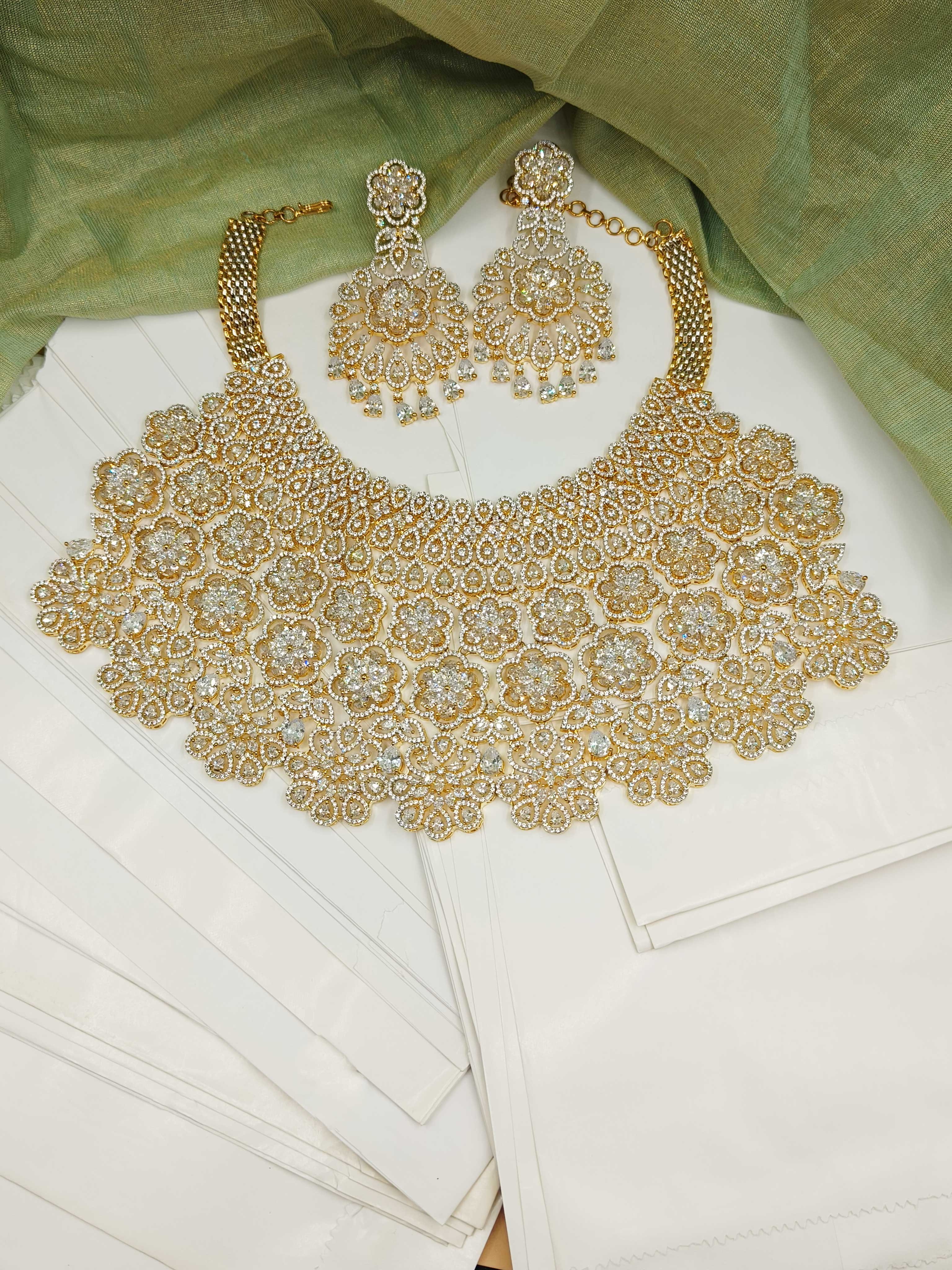Zircon Necklace set Birdal