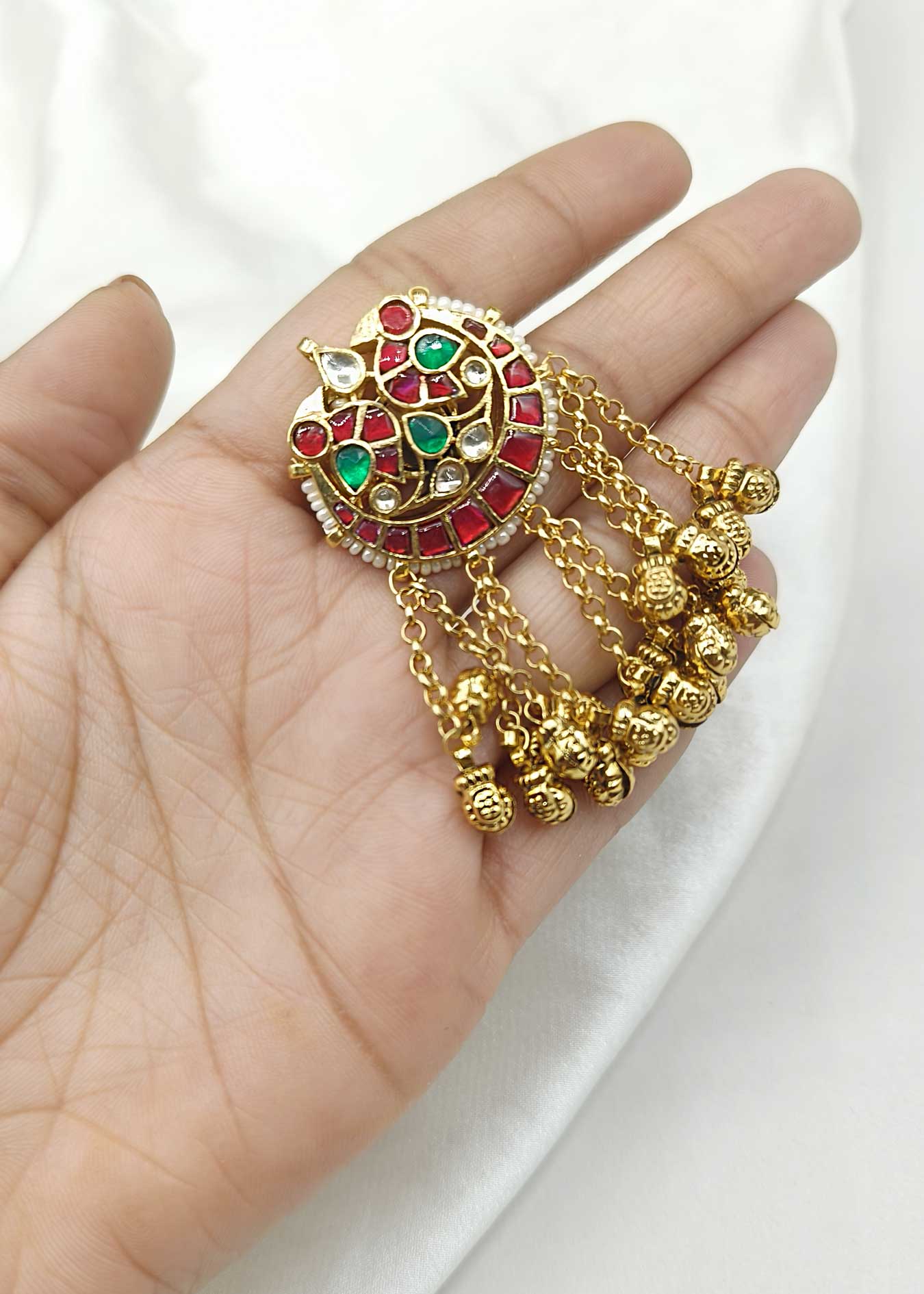 Kundan Finger Ring