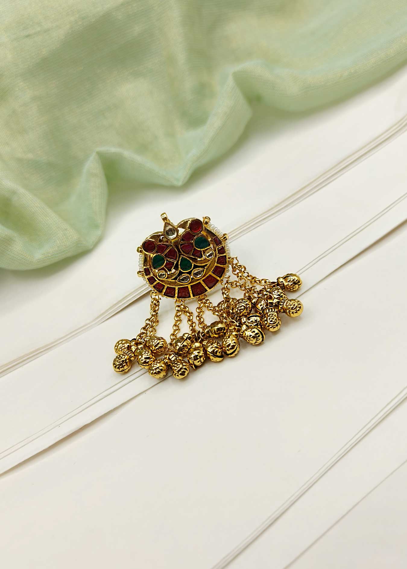 Kundan Finger Ring