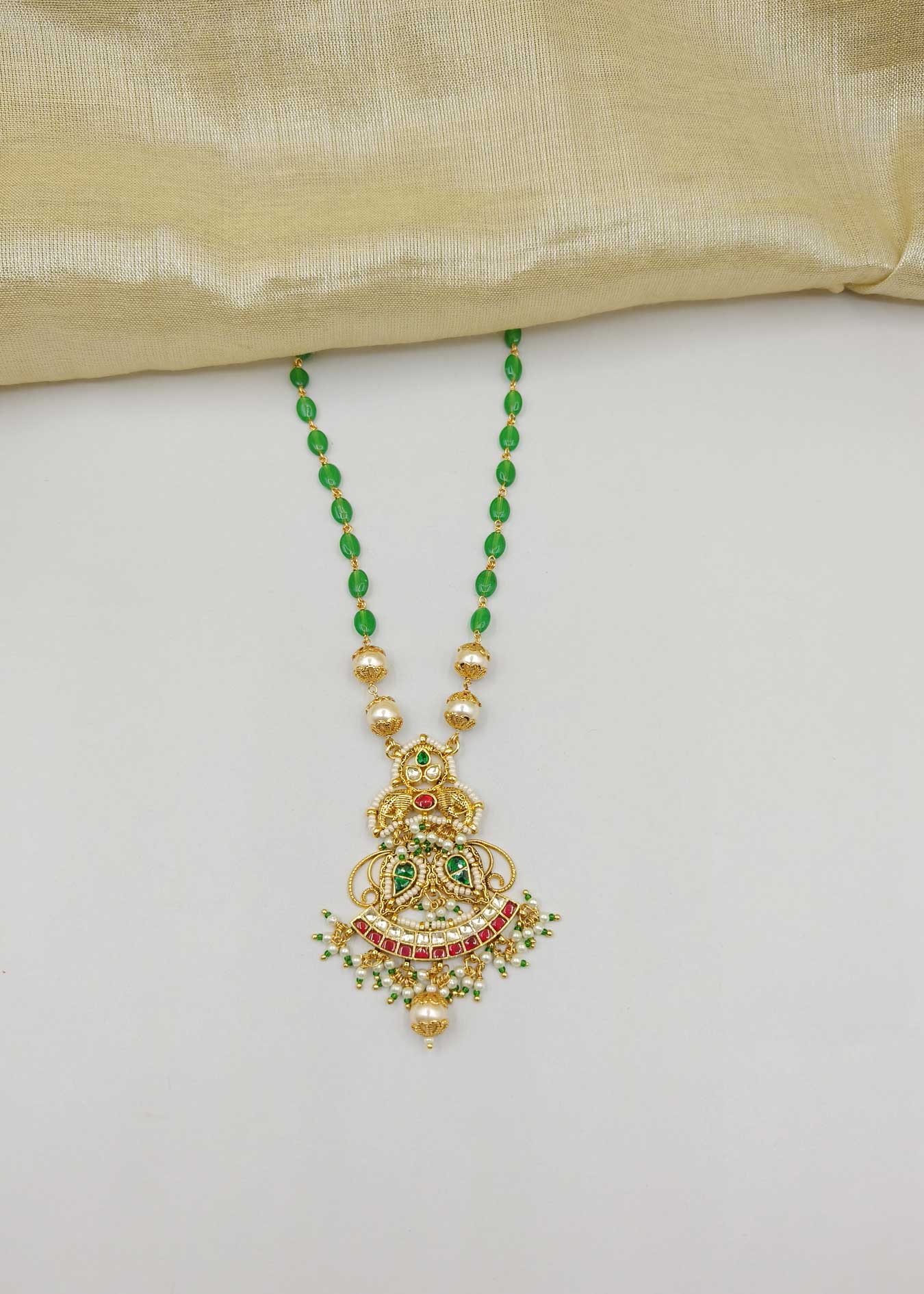 Long Kundan Necklace