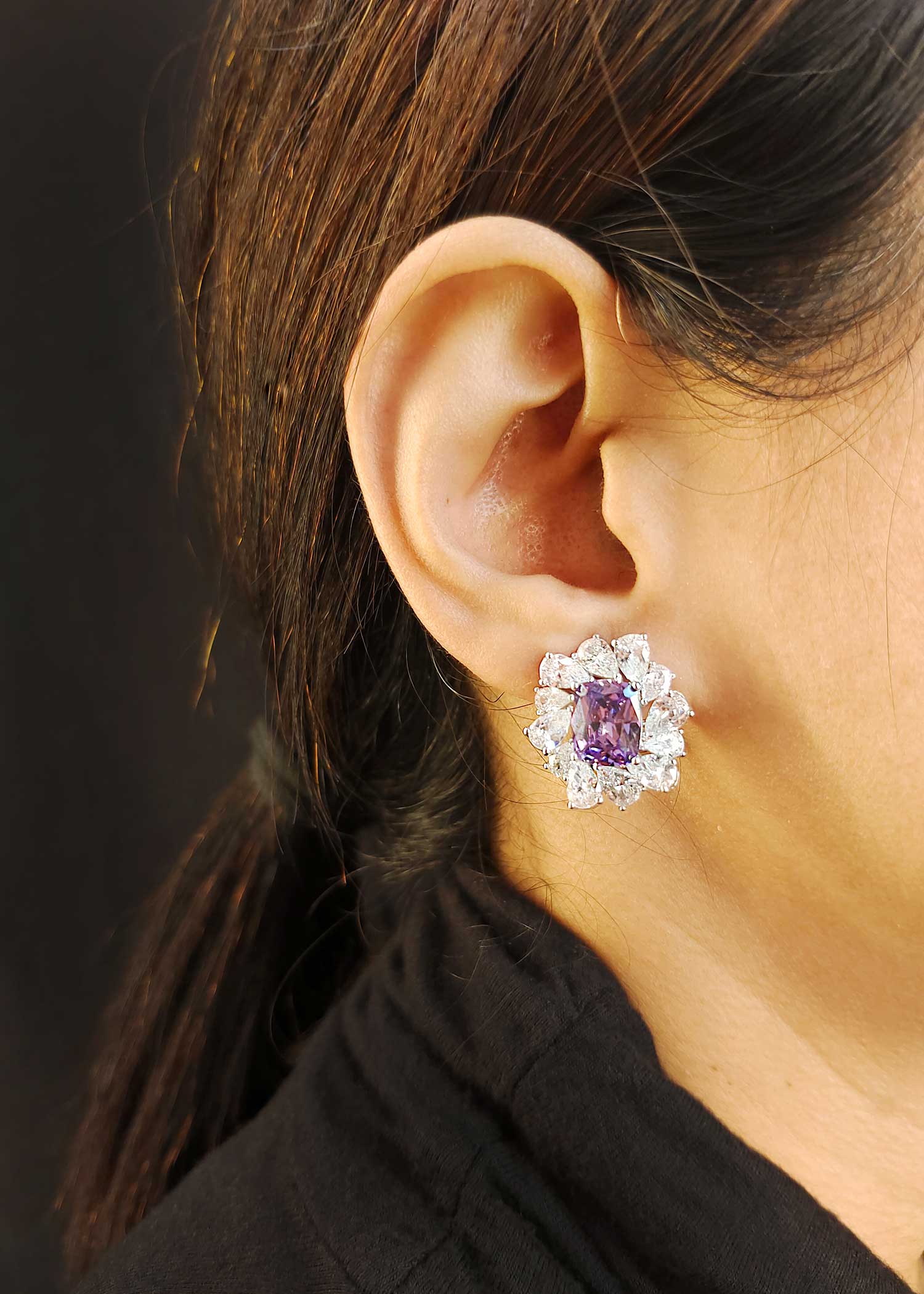 Beautiful Cubic Zircon Small Women Stud Earring