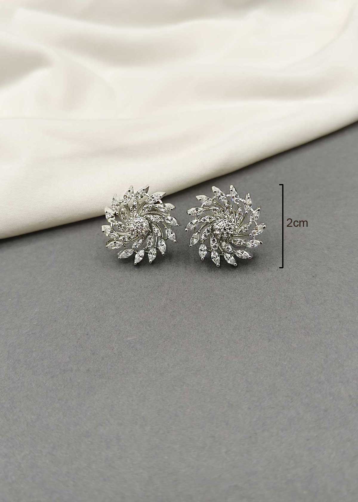 Marquise Diamond Designer Stud Earring