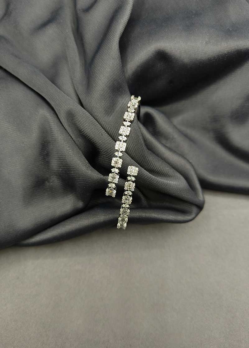 Delicate Classic Cubic Zircon Kada Bracelet