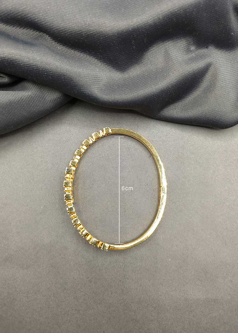 Delicate Classic Cubic Zircon Kada Bracelet