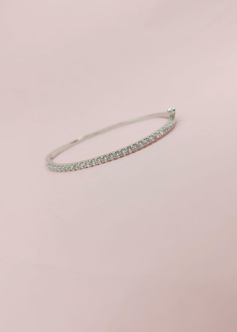 Cubic Zircon Delicate Diamond Kada Bracelet