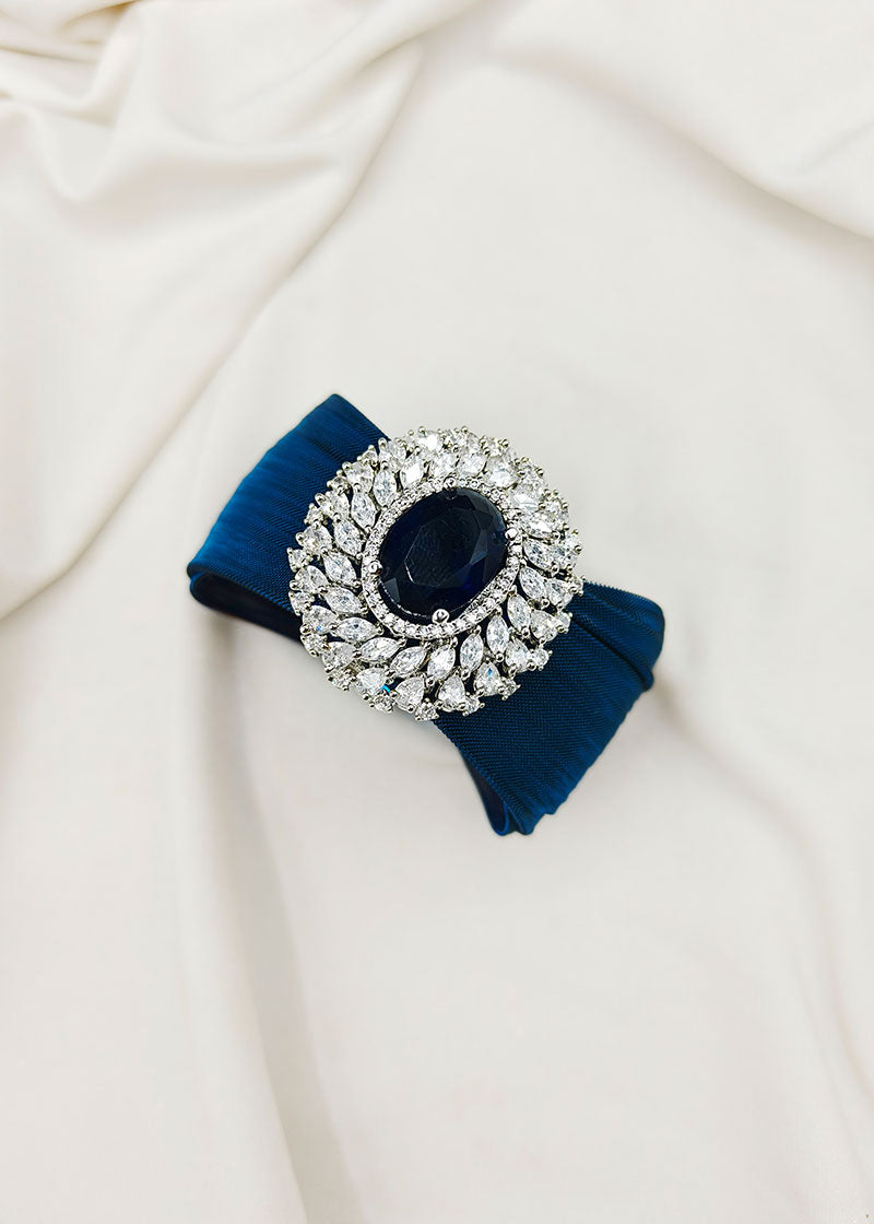 Broad Colorful Fancy Diamond Bracelet