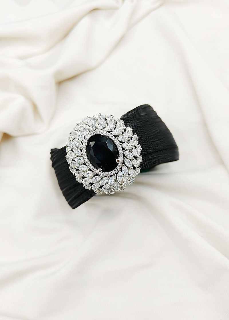Broad Colorful Fancy Diamond Bracelet