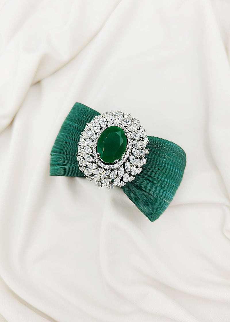 Broad Colorful Fancy Diamond Bracelet