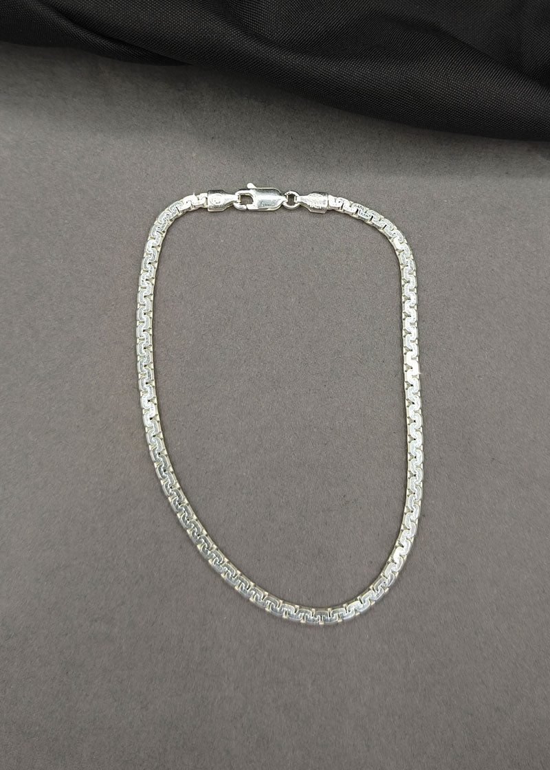 92.5 Sterling Silver Mesh Loose Bracelet for Men / Boys