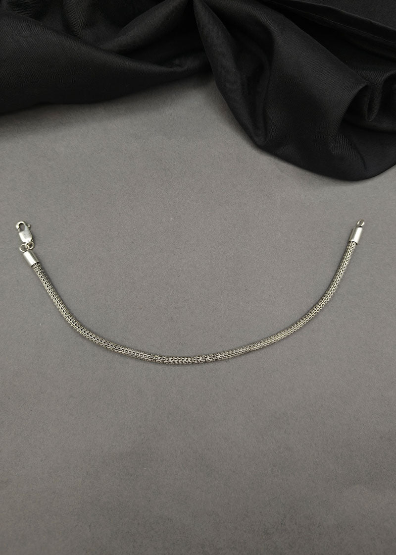 92.5 Sterling Silver Mesh Loose Bracelet for Men / Boys
