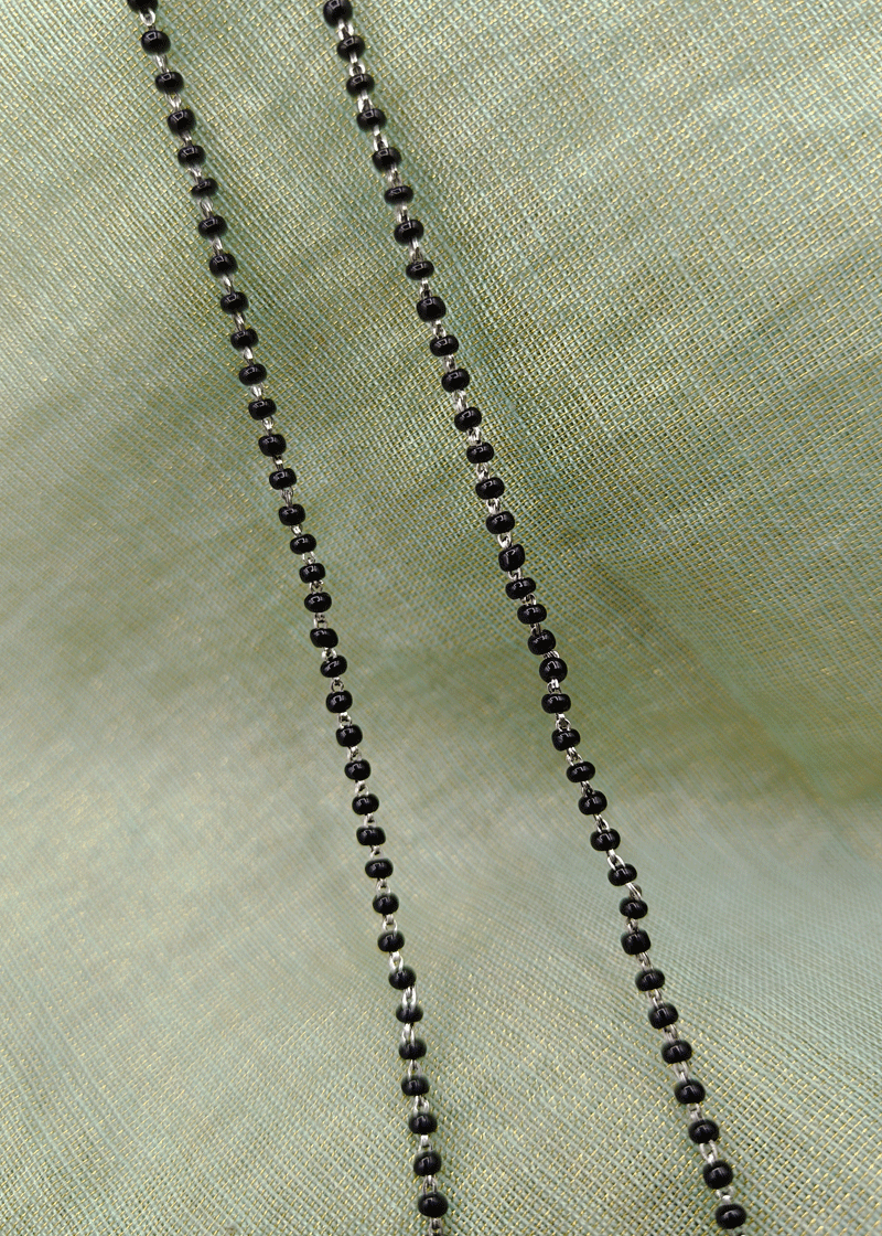 Silver Plated Short Mangalsutra Chain
