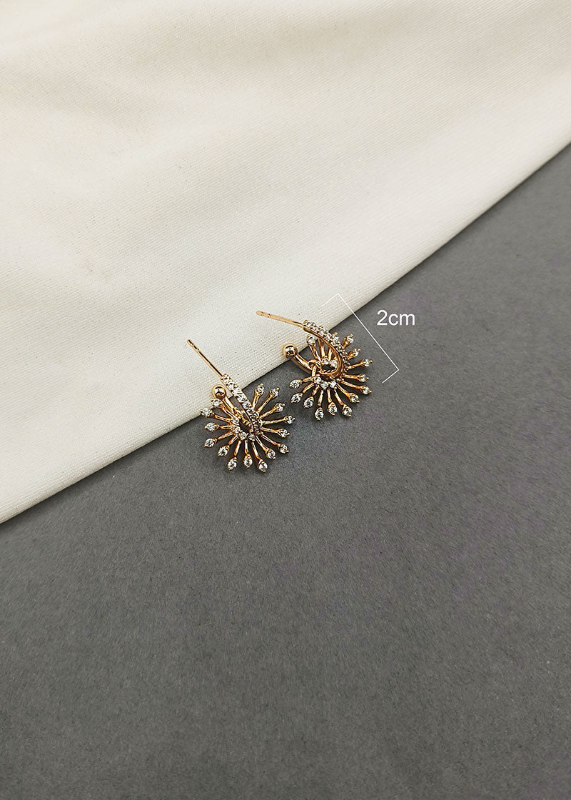 Sparkling Diamond Designer Bali Earrings For Women