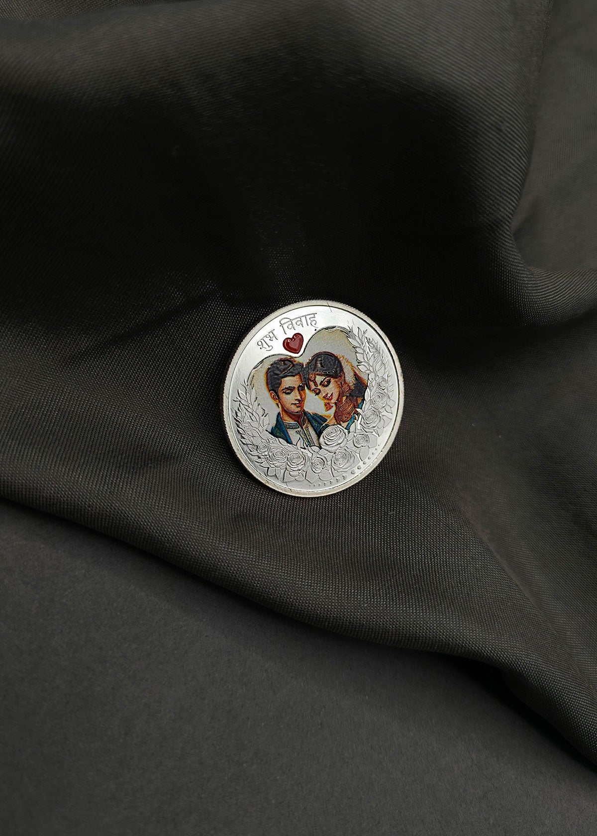 999 Pure Silver Shubh Vivaah Coin – Wedding Gift