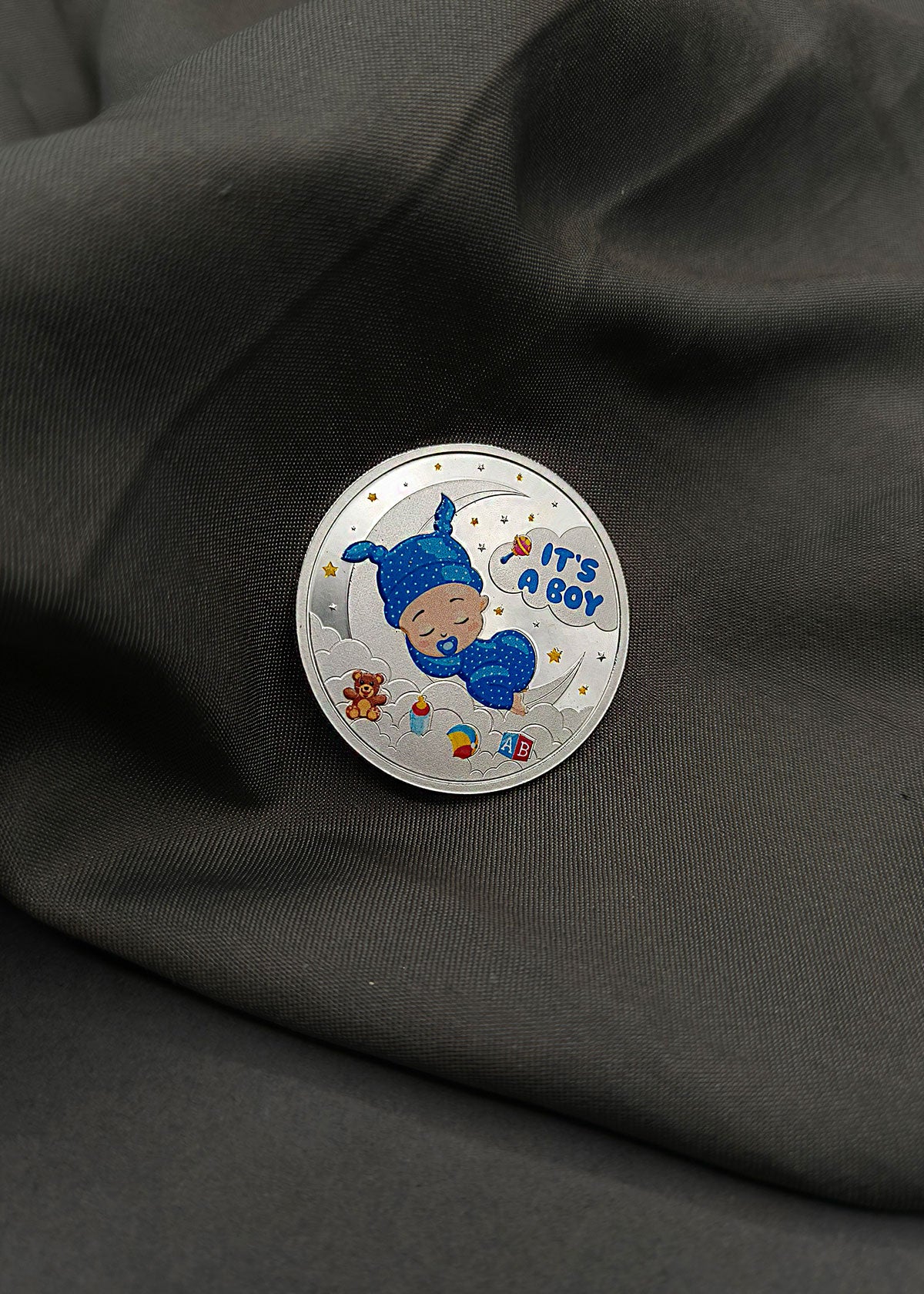 It's a Boy 999 Pure Silver Coin