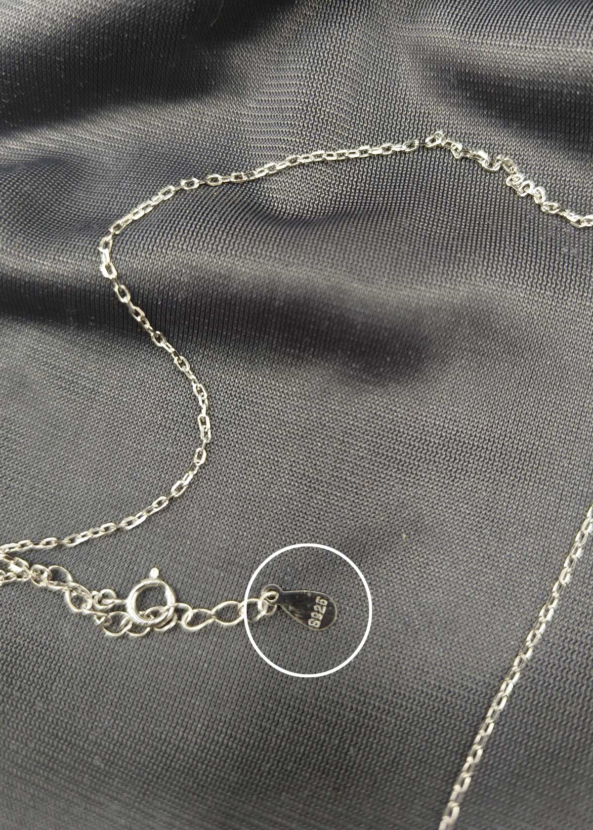 92.5 Sterling Silver Cartier Inspired Cubic Zircon Pendant Set With Chain For Women