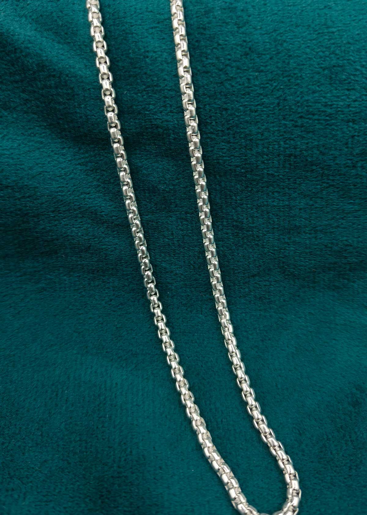 92.5 Sterling Silver Circular Link Men's Chain