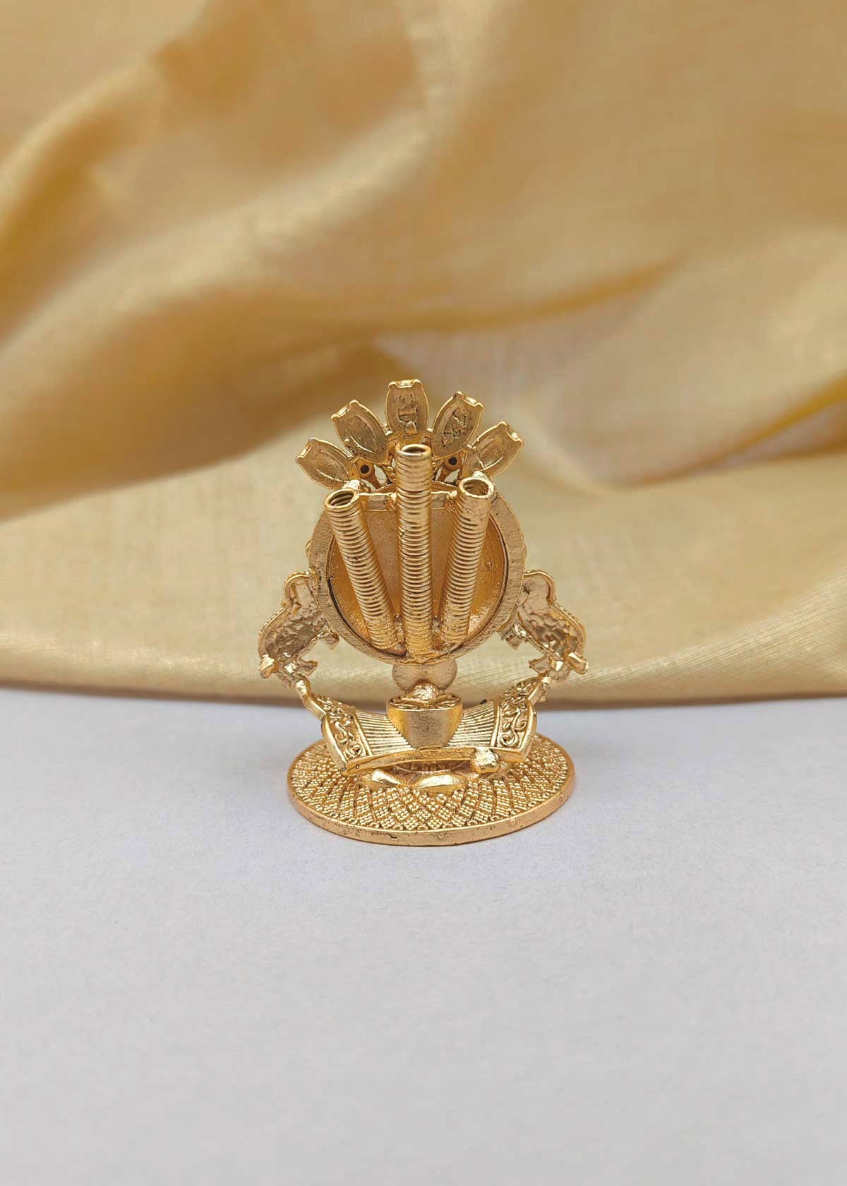 Antique Gold Plated Goddess Lakshmi Agarbatti Stand