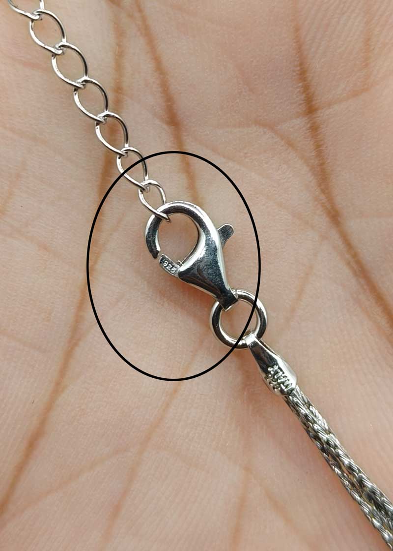 Triple Layered Delicate 92.5 Sterling Silver Women Chain