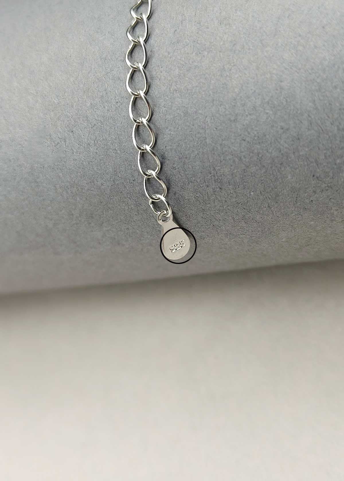 92.5 Sterling Silver Panther Head Motif Cubic Zircon Adjustable Loose Bracelet