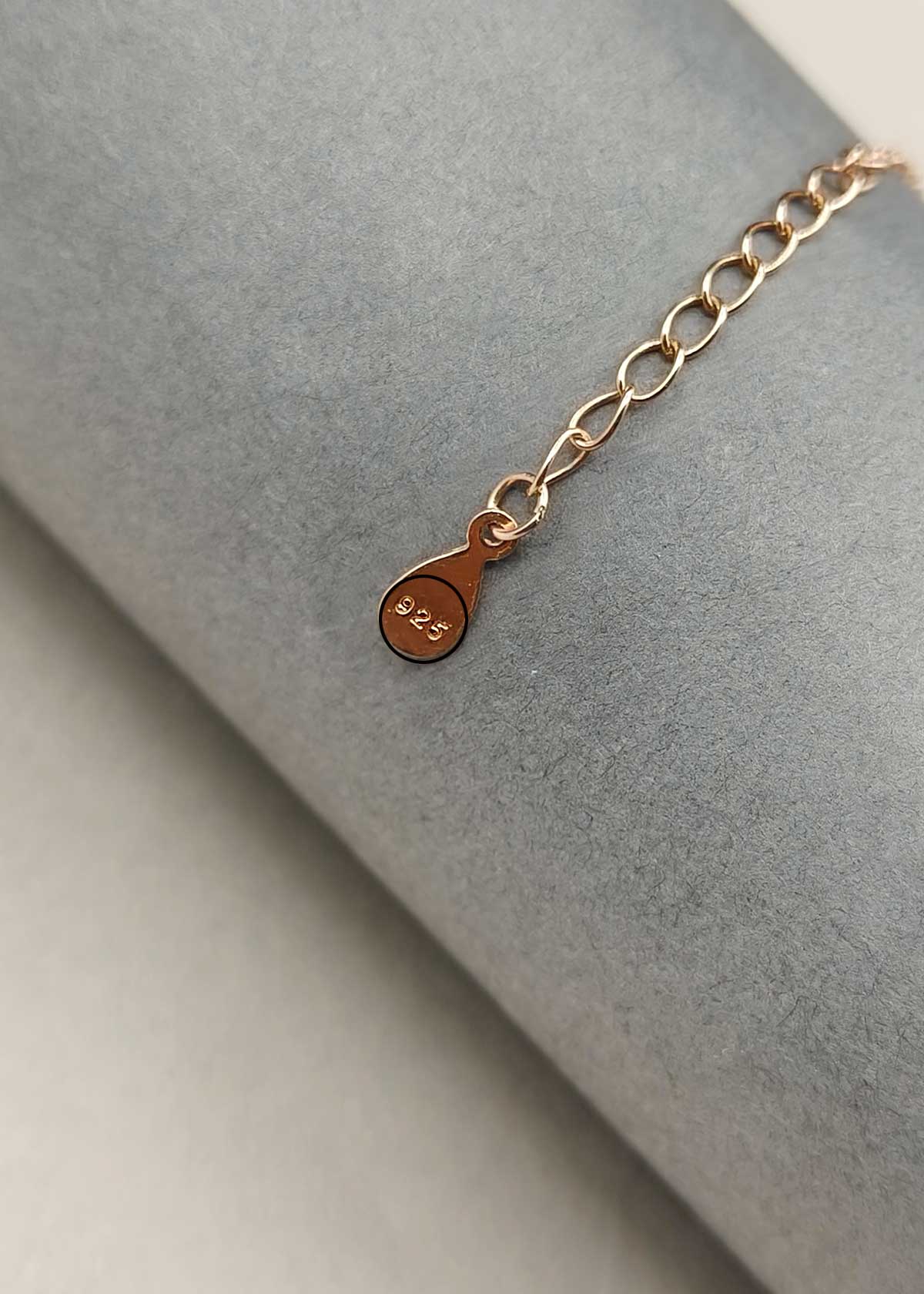 92.5 Sterling Silver Rose Gold Plated Cubic Zircon Mother Of Pearl Floral Loose Bracelet