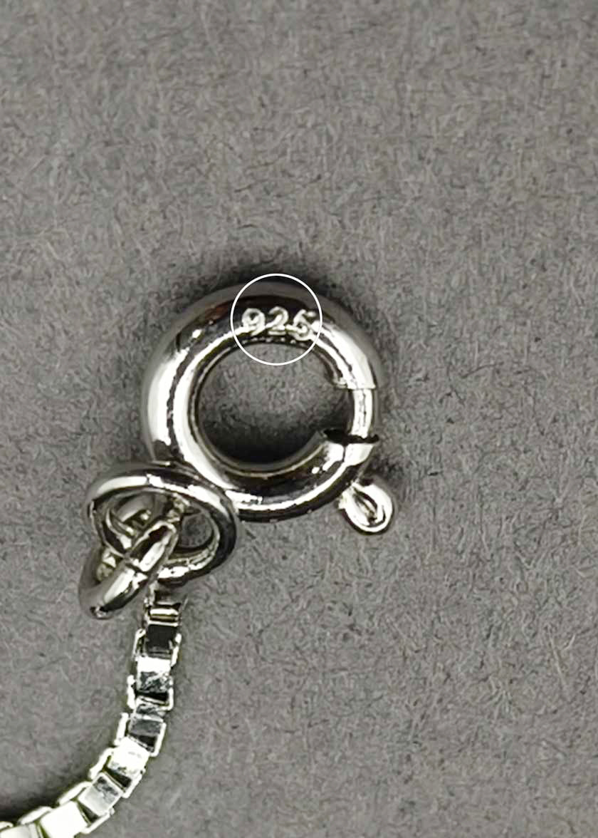 92.5 Sterling Silver Interlocking Double Heart Loose Bracelet