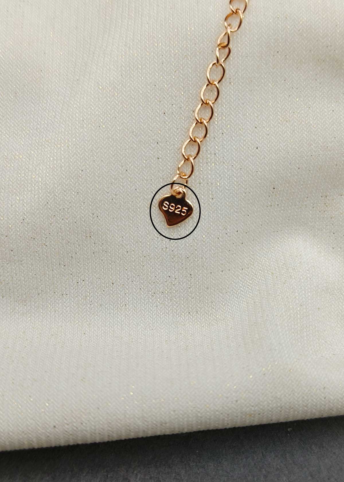 92.5 Sterling Silver Triple Tone Square Cubic Zircon Adjustable Link Loose Bracelet