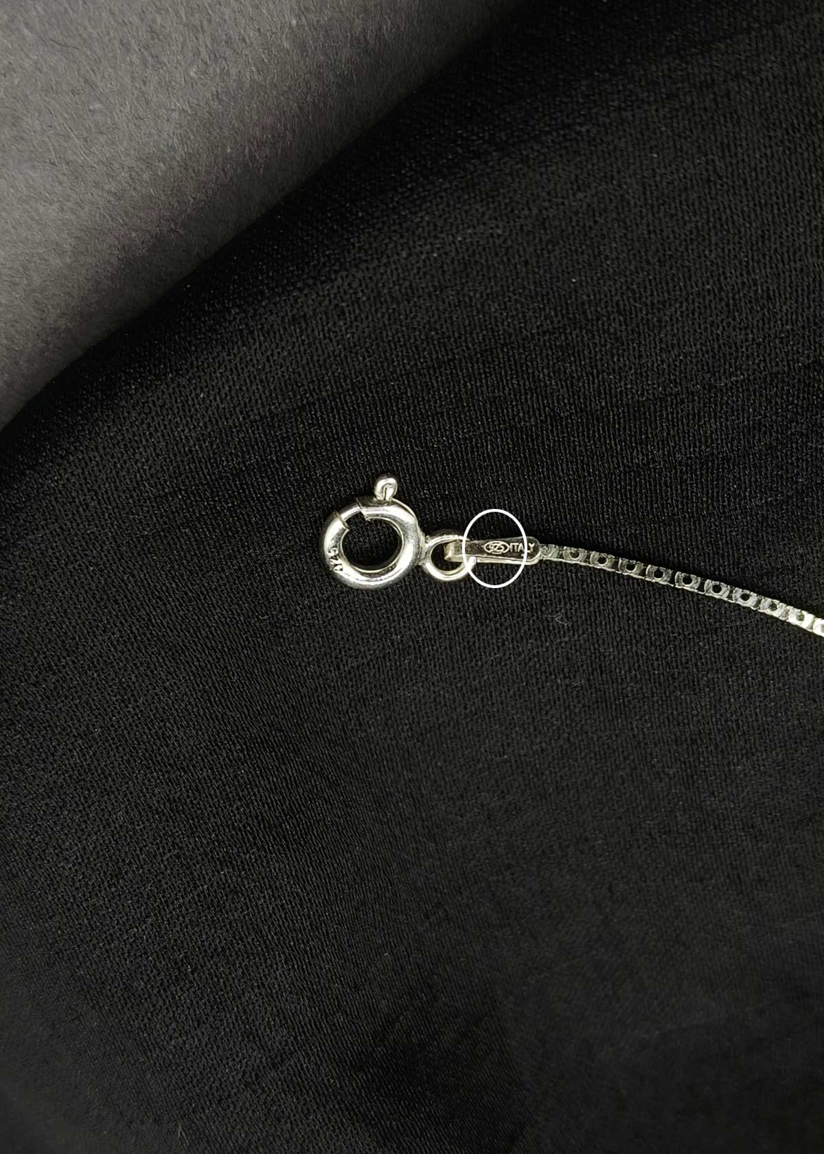 92.5 Sterling Silver Sleek Box Chain Adjustable Payal / Anklet For Women