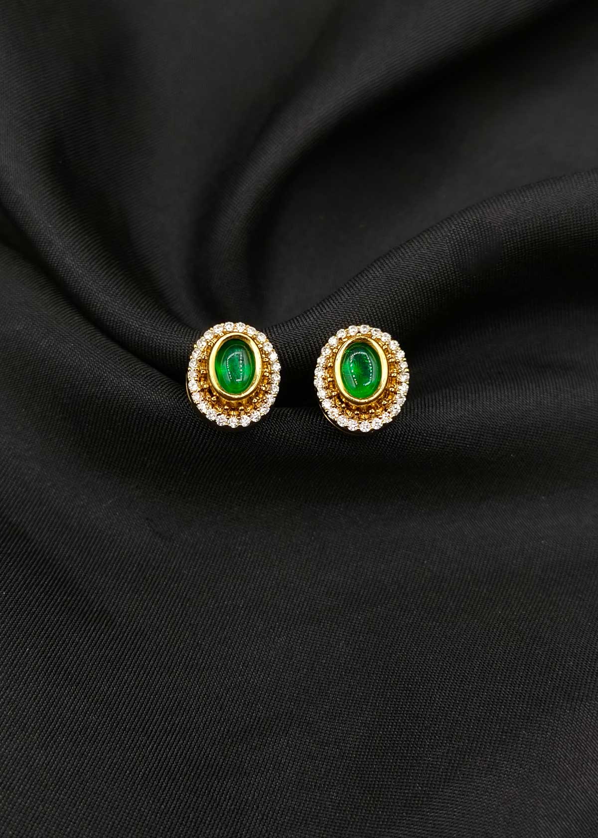 Heritage Dual-Stone Antique Gold Plated Cubic Zircon And Kundan Adjustable Ring