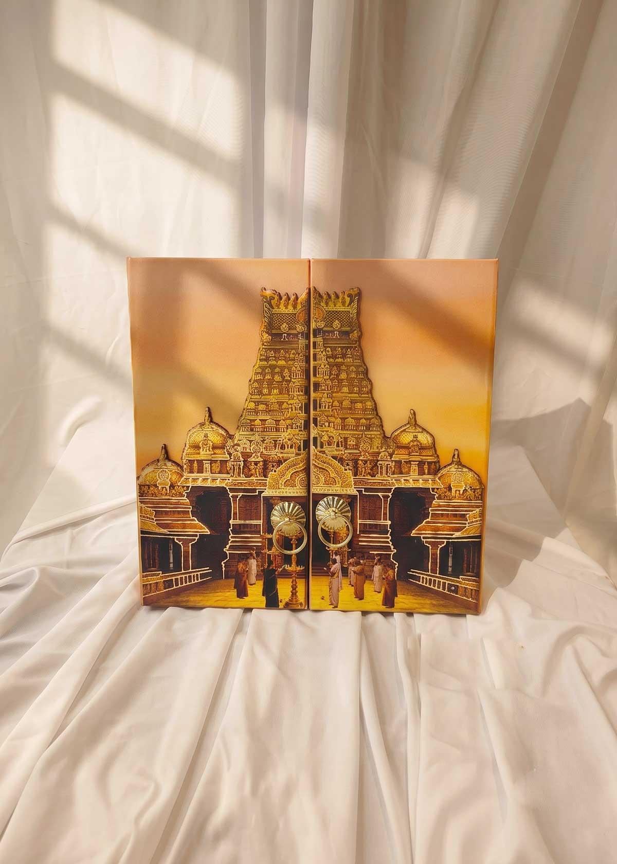 999 Pure Silver Divine Tirupati Balaji Temple Present Gift Box Set