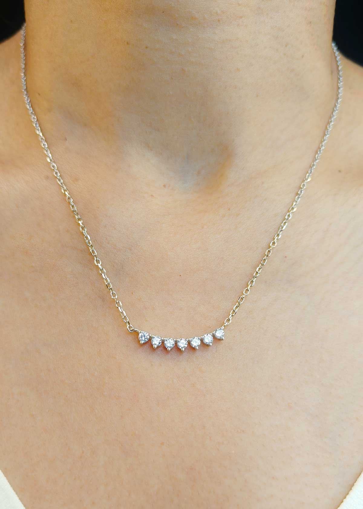 92.5 Sterling Silver Zircon Pendant Set