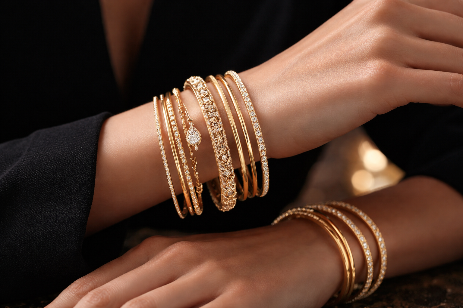 1 Gram Gold Plated bangles