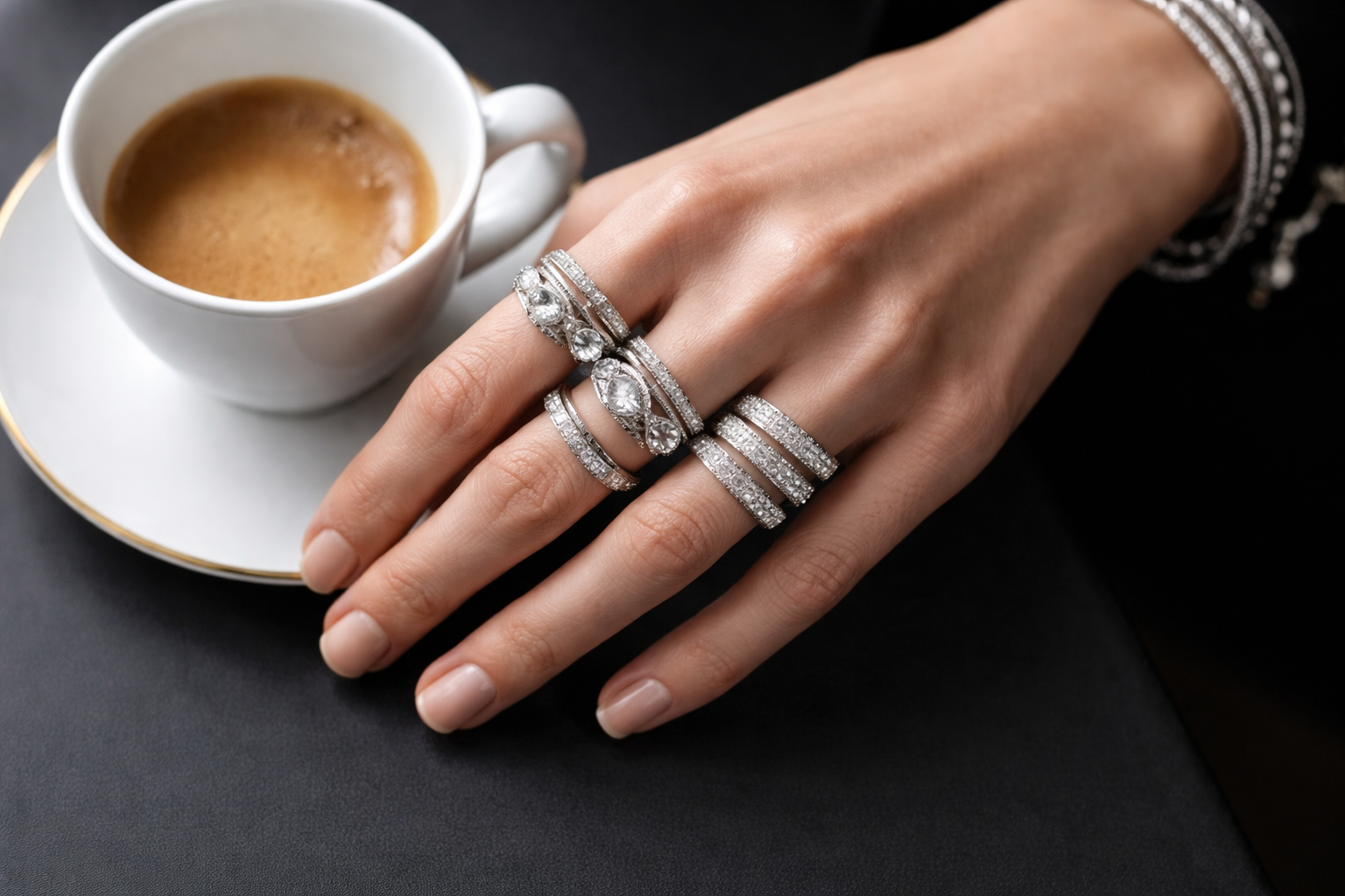 92.5 Sterling Silver Ring for women