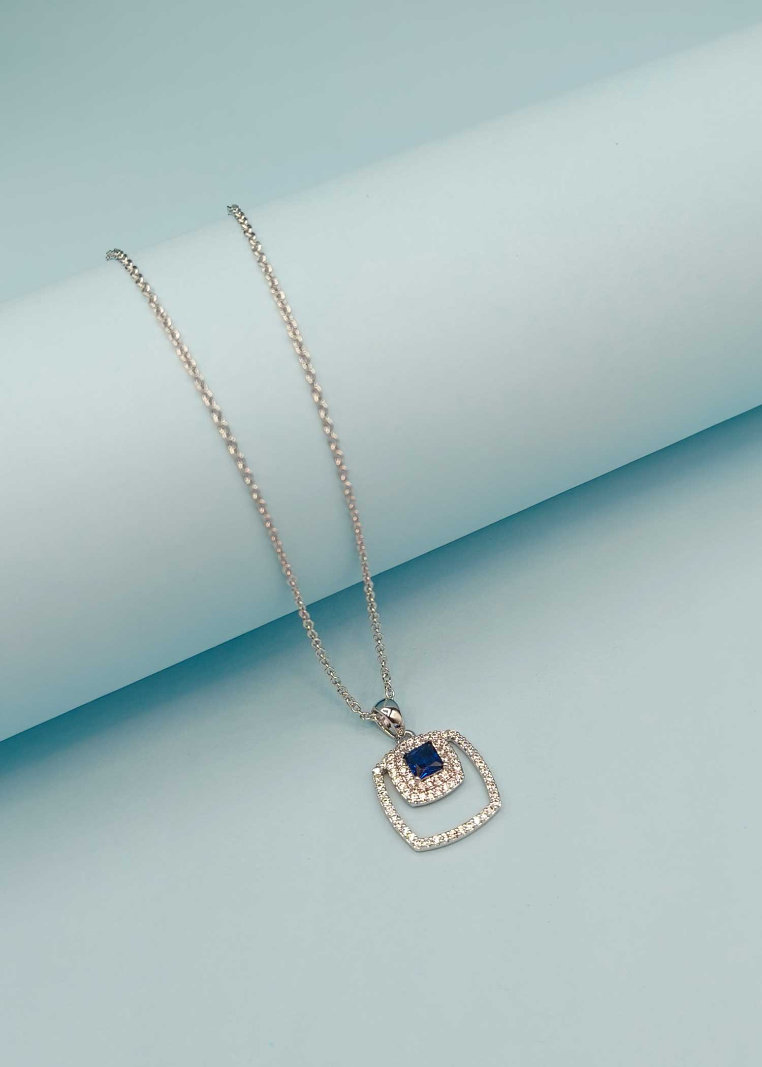 Blue Sapphire  Pendant 