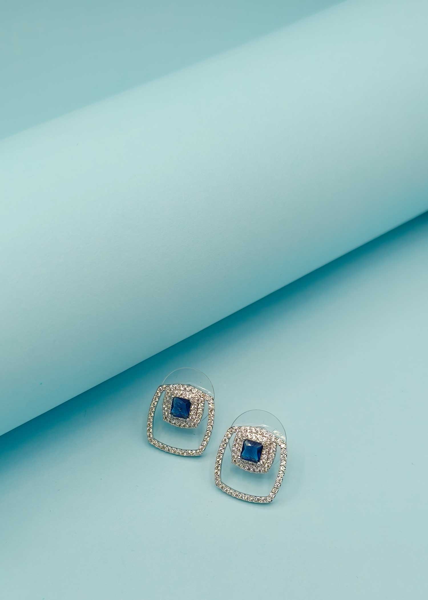 Blue Sapphire  Earring