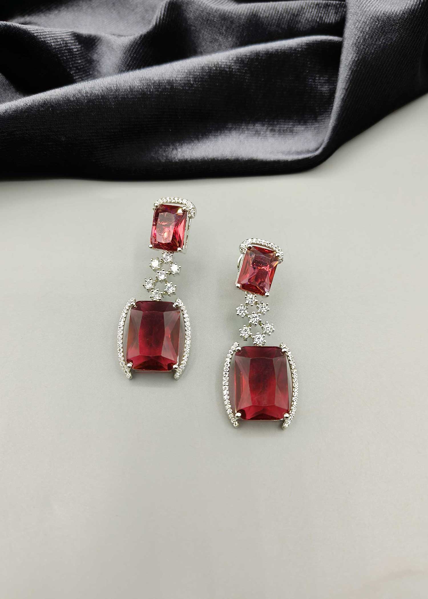 Ruby earring