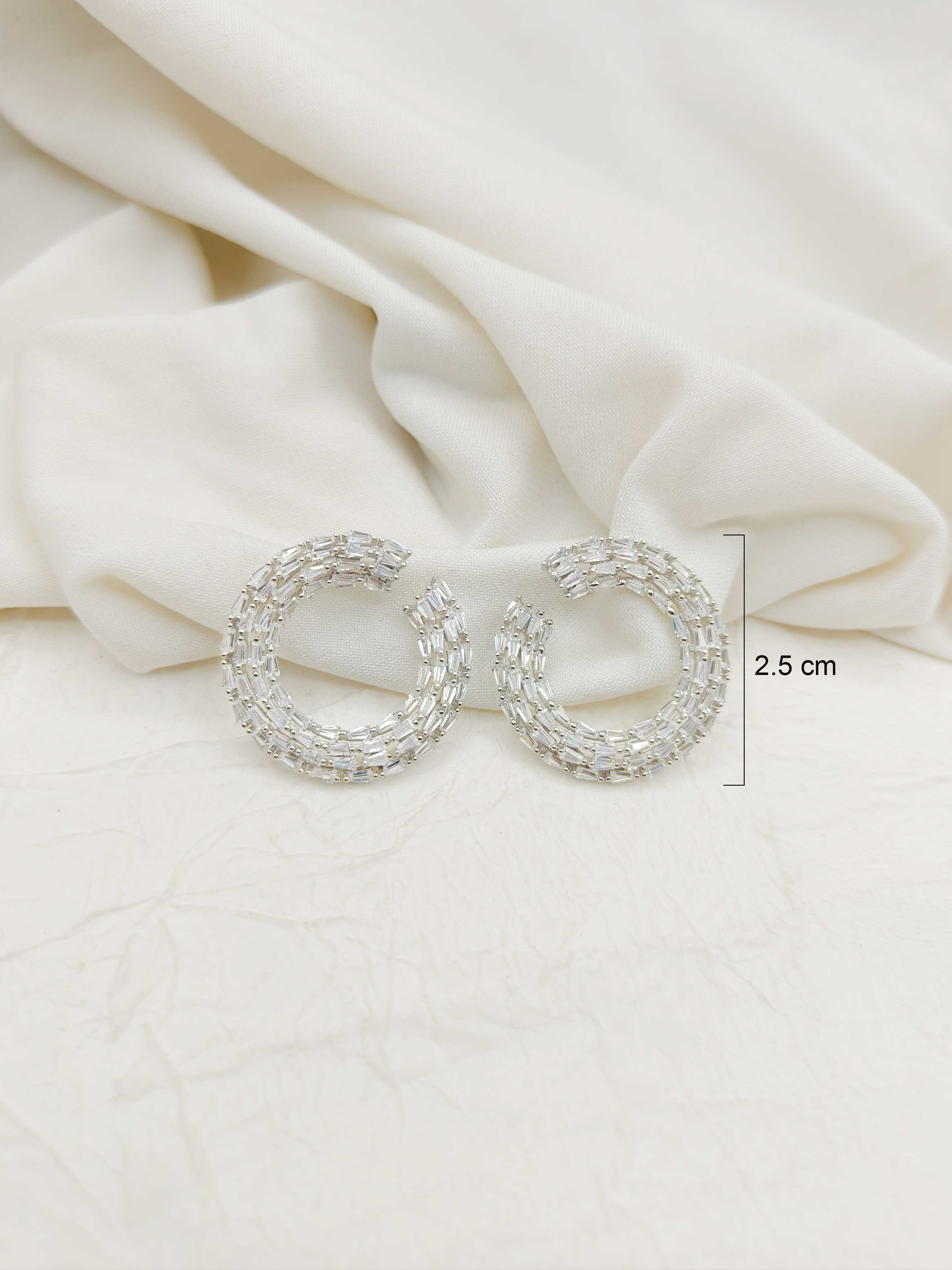 92.5 Sterling Silver Earring