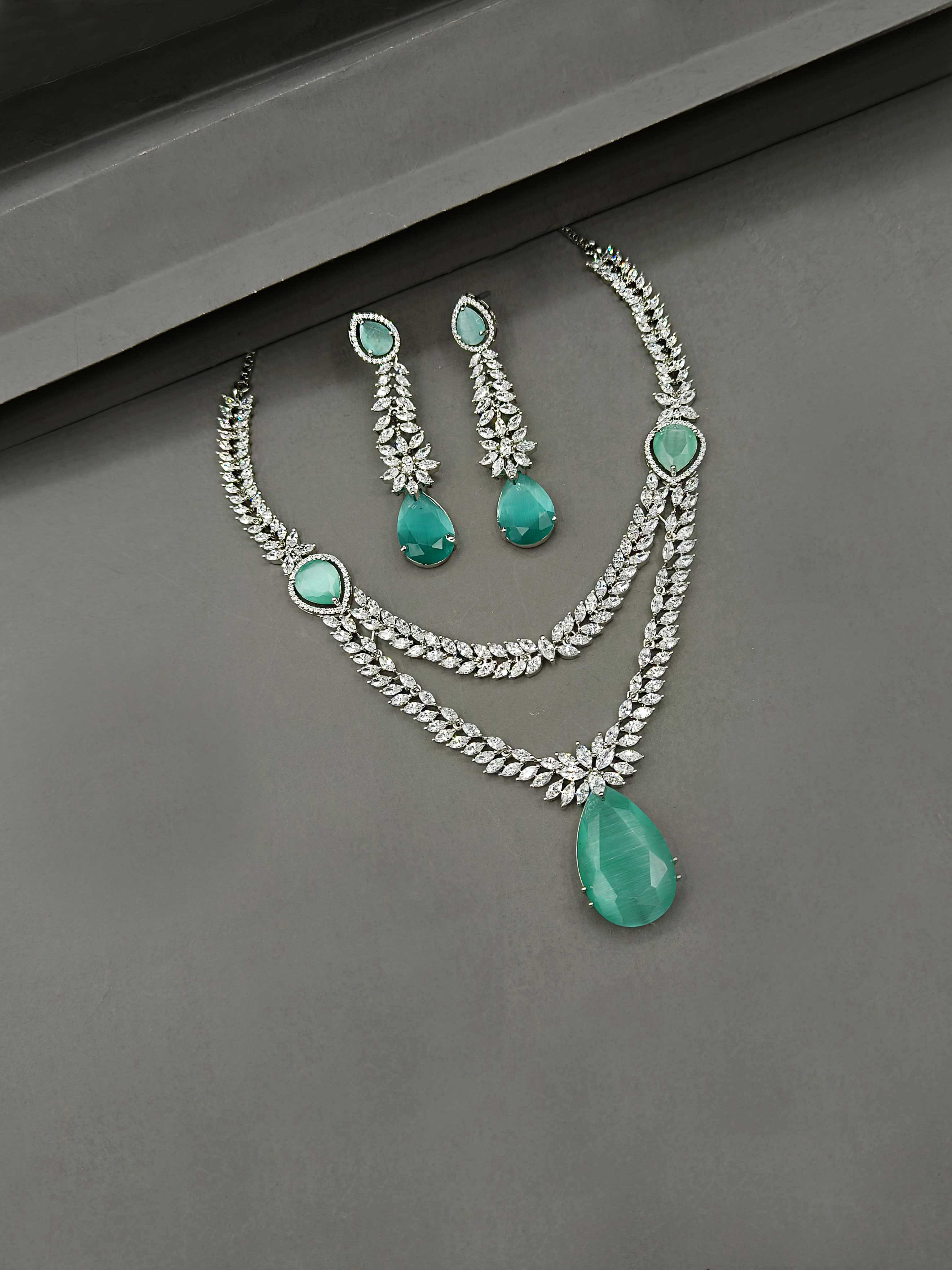 Zircon Necklace Set