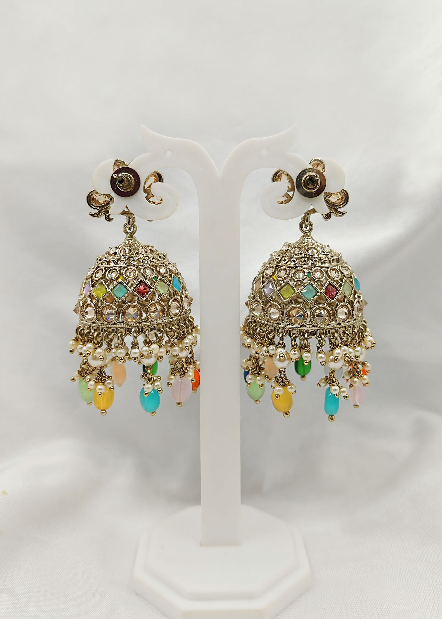 Antique Gold Jhumka Back