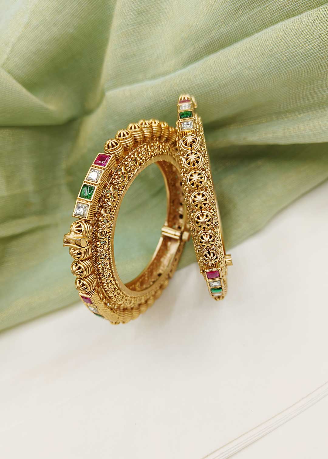 Antique Gold Bangles