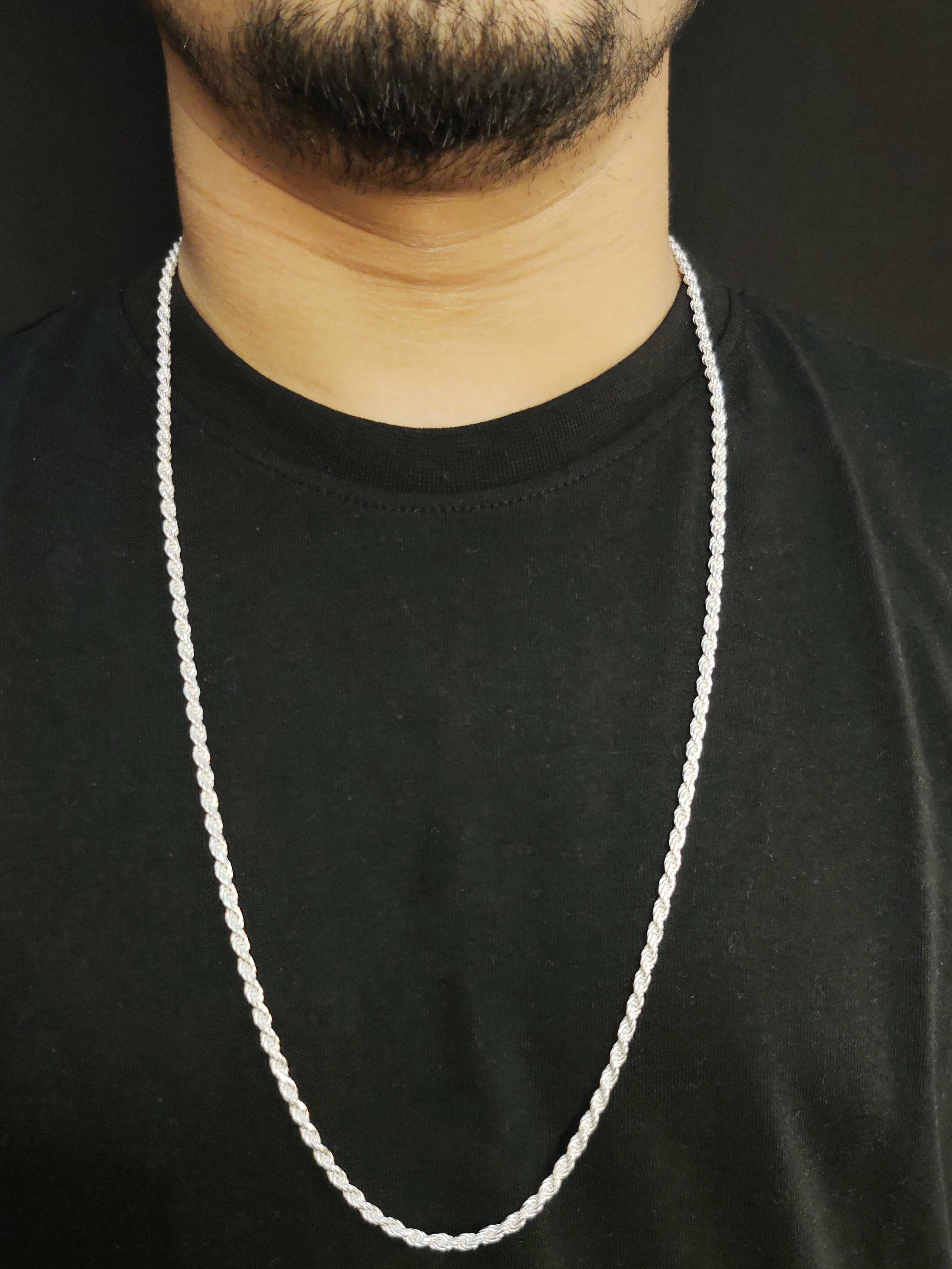 92.5 Men's Sterling Silver Chain