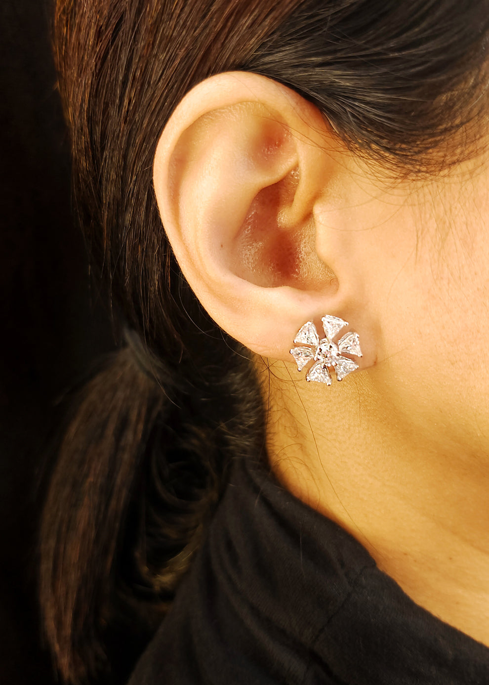 92.5 Sterling Silver Earring