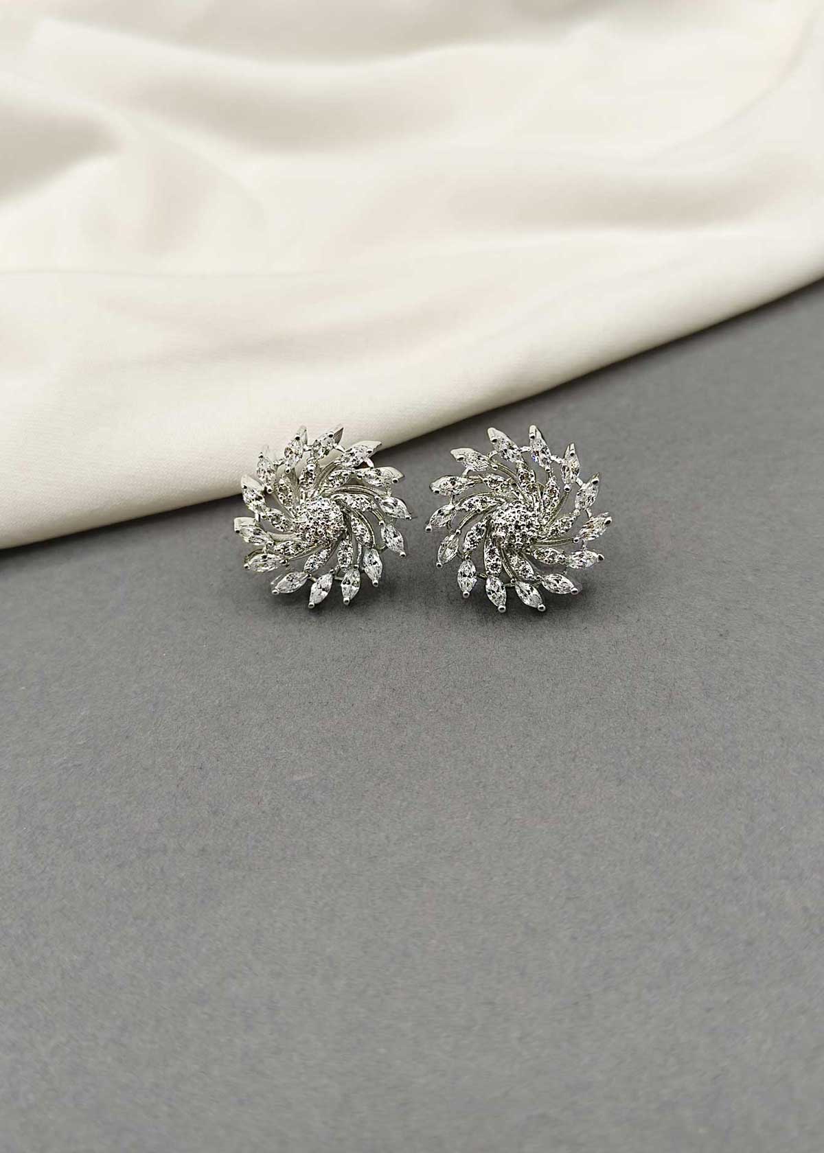 Marquise Diamond Designer Stud Earring