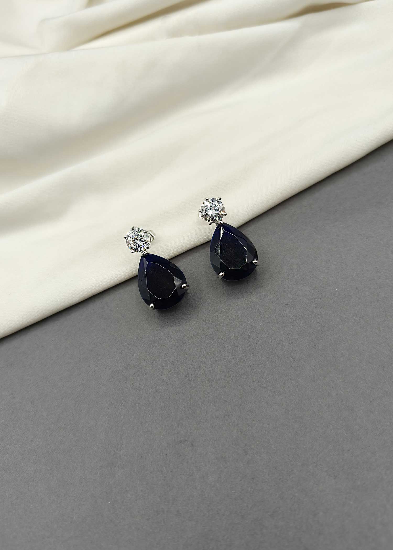 Big Drop Shape Cubic Zircon Small Earring