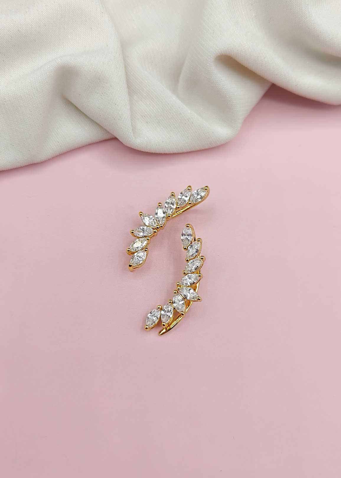 Marquise Diamond Designer Ear Cuff Earring