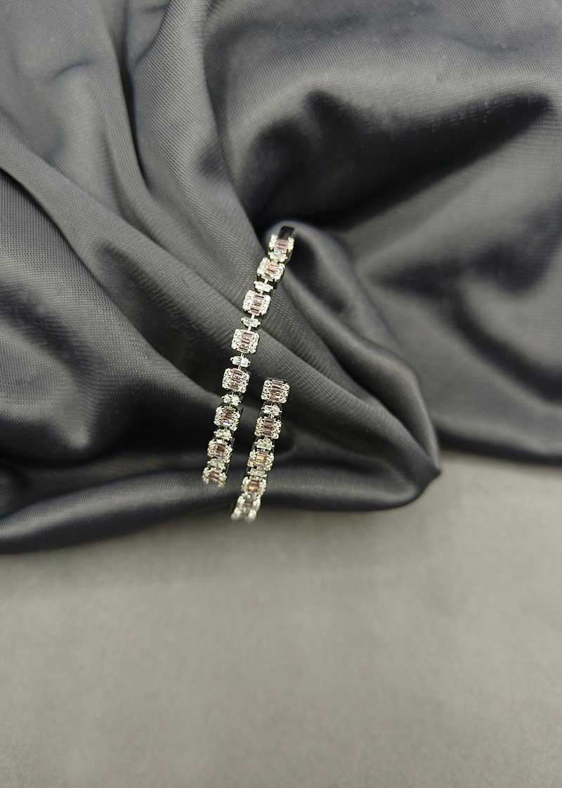 Classic Cubic Zircon Kada Bracelet